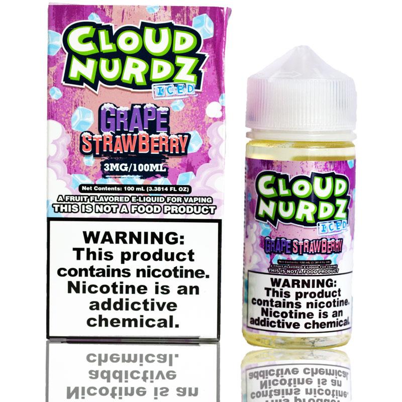 Cloud Nurdz Grape Strawberry Iced