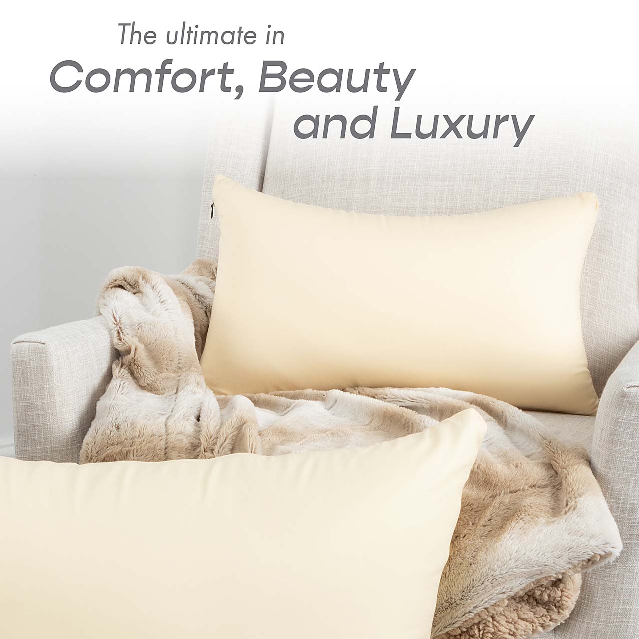 Pillow & Cover / Off white- Creme