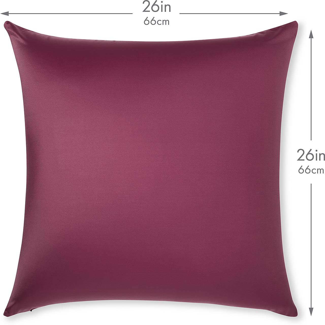 Pillow & Cover / Burgundy - Merlot