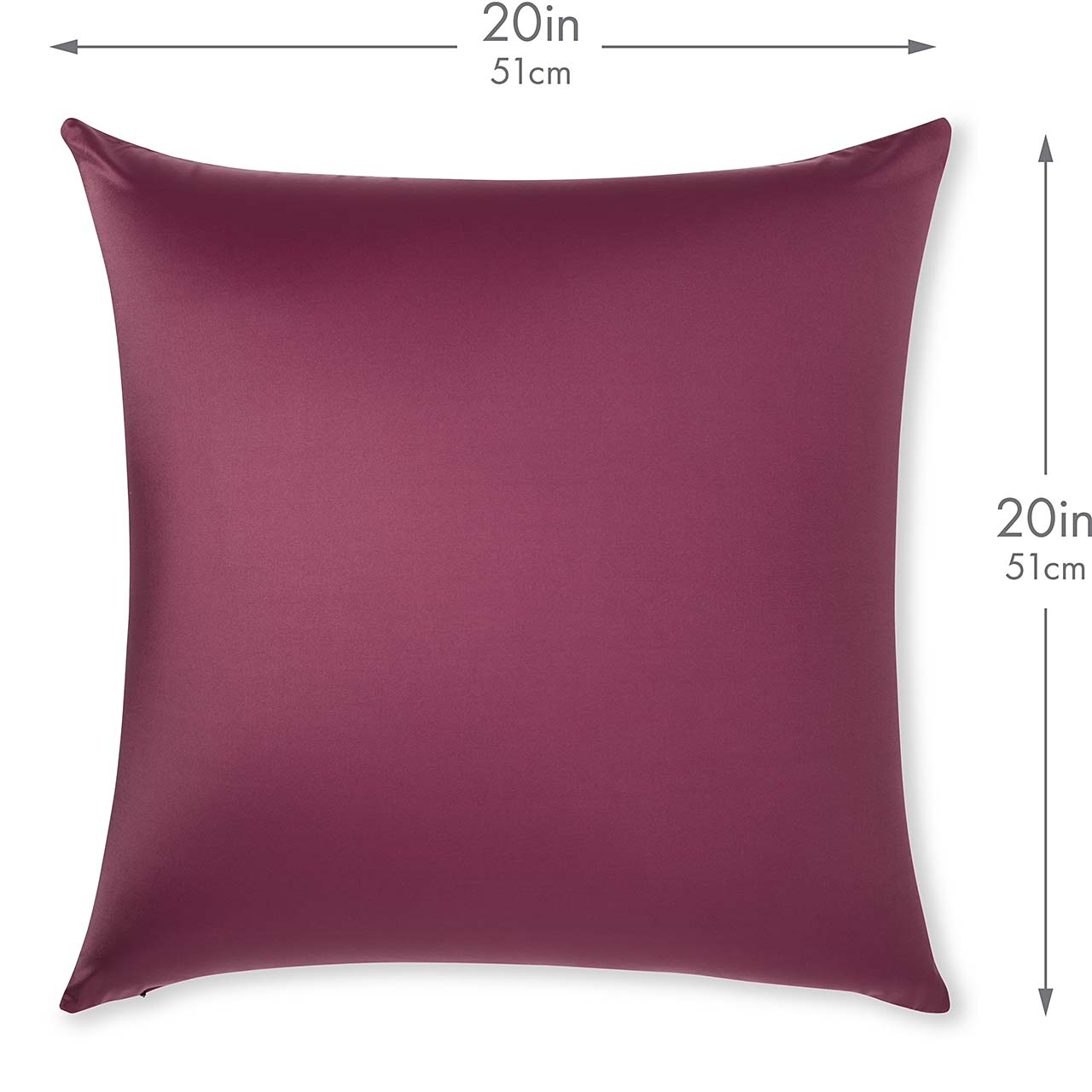 Pillow & Cover / Burgundy - Merlot