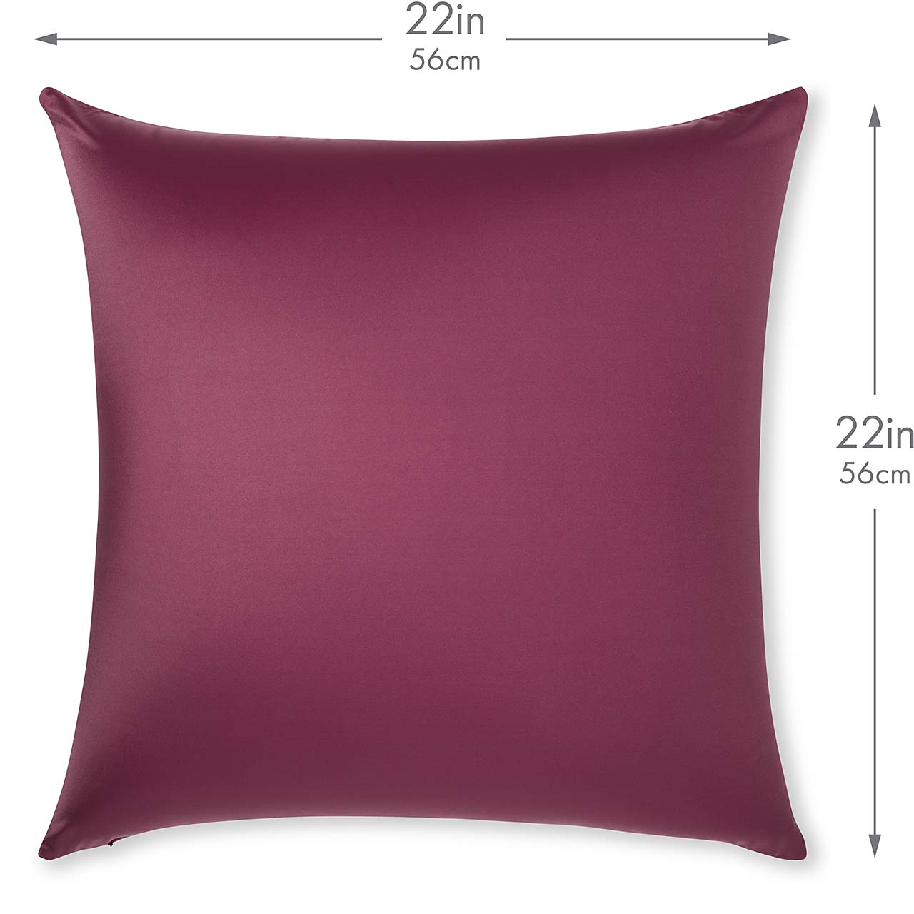 Pillow & Cover / Burgundy - Merlot