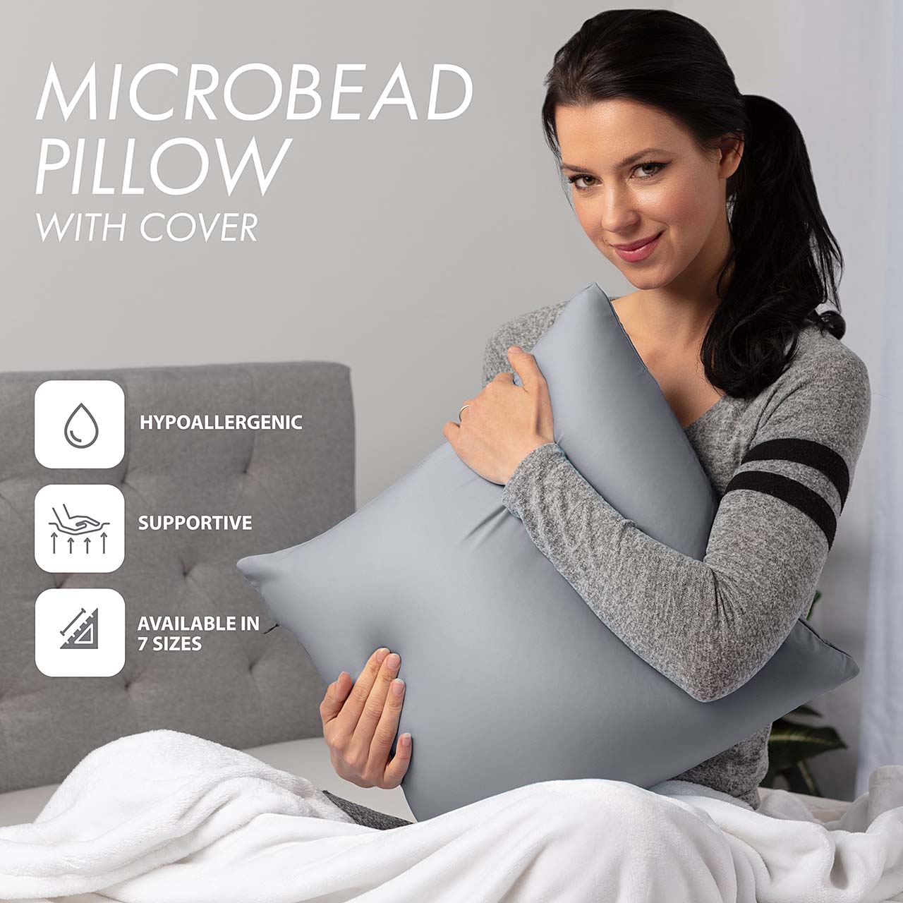 Pillow & Cover / Dark Grey