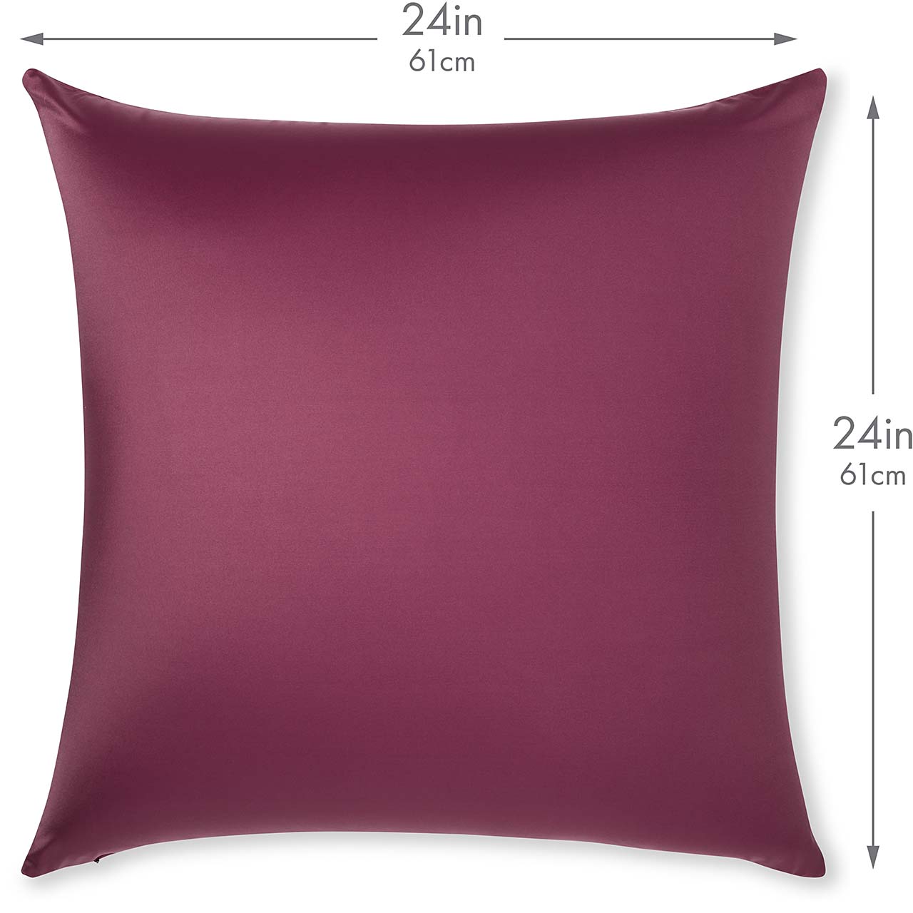 Pillow & Cover / Burgundy - Merlot