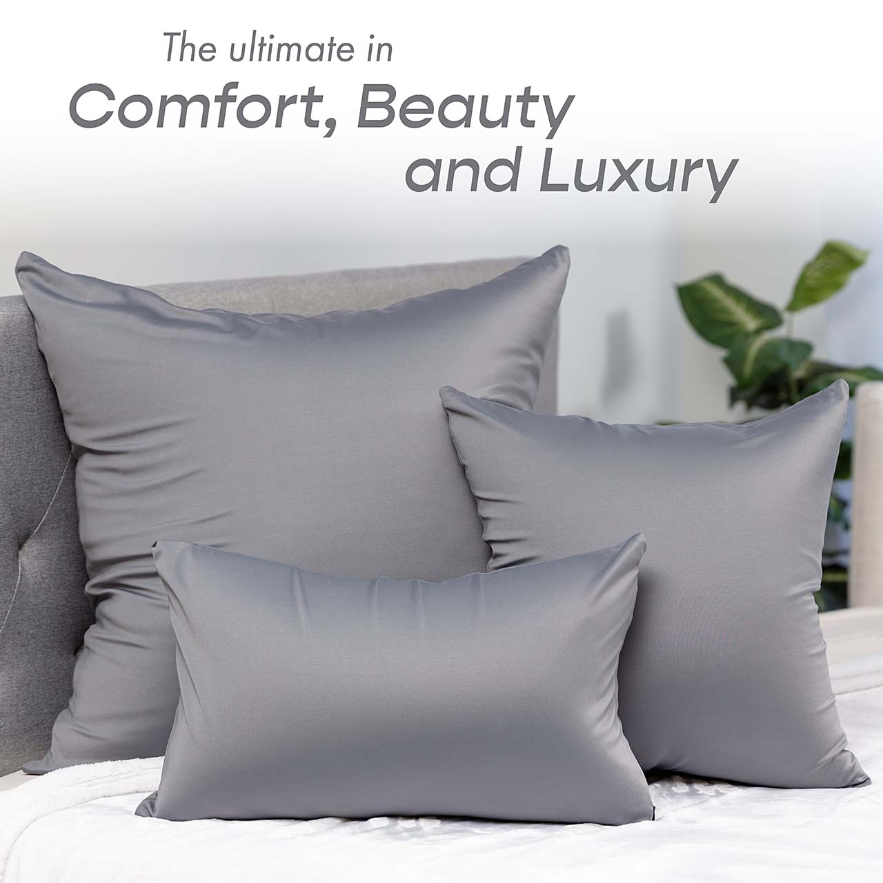 Pillow & Cover / Dark Grey