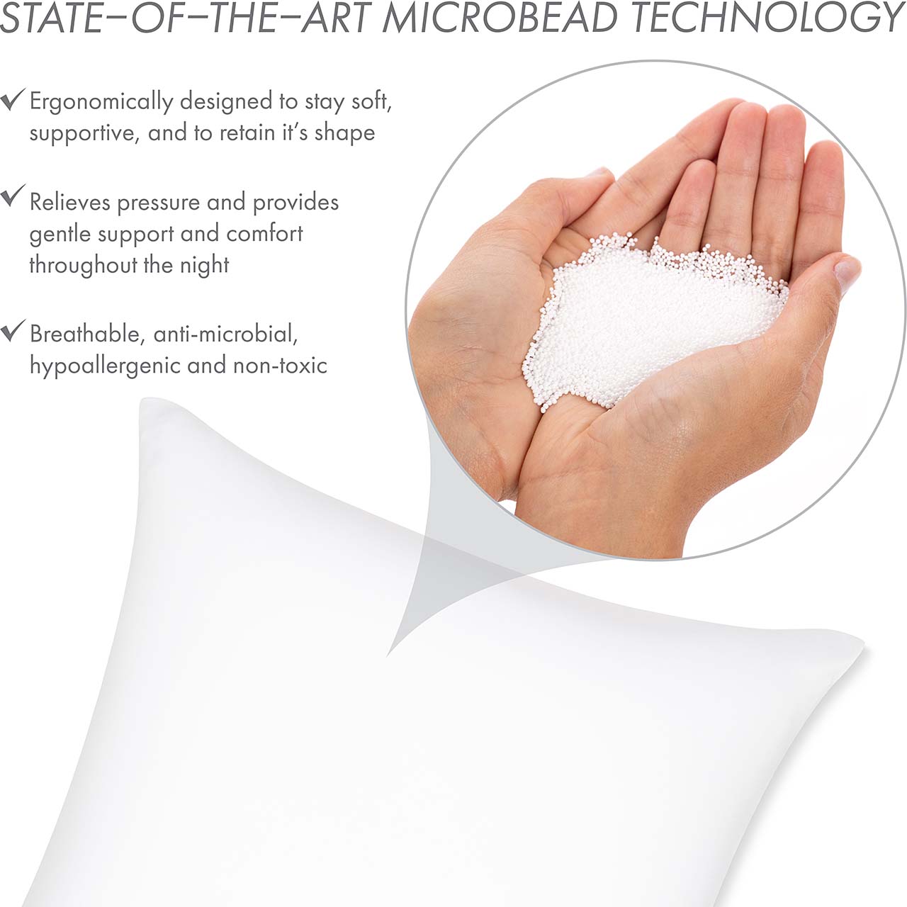 Pillow & Cover / White