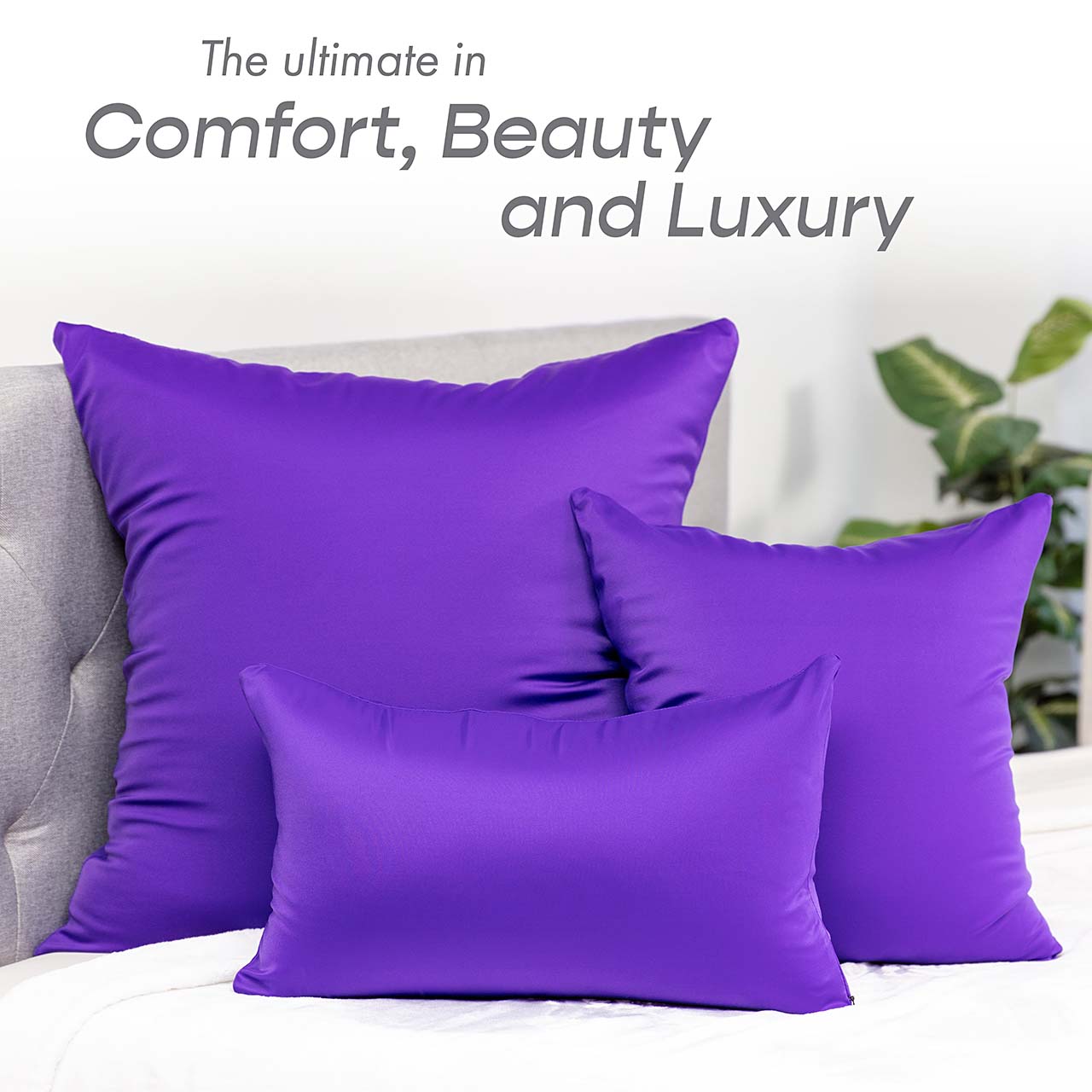 Pillow & Cover / Dark Lavendar