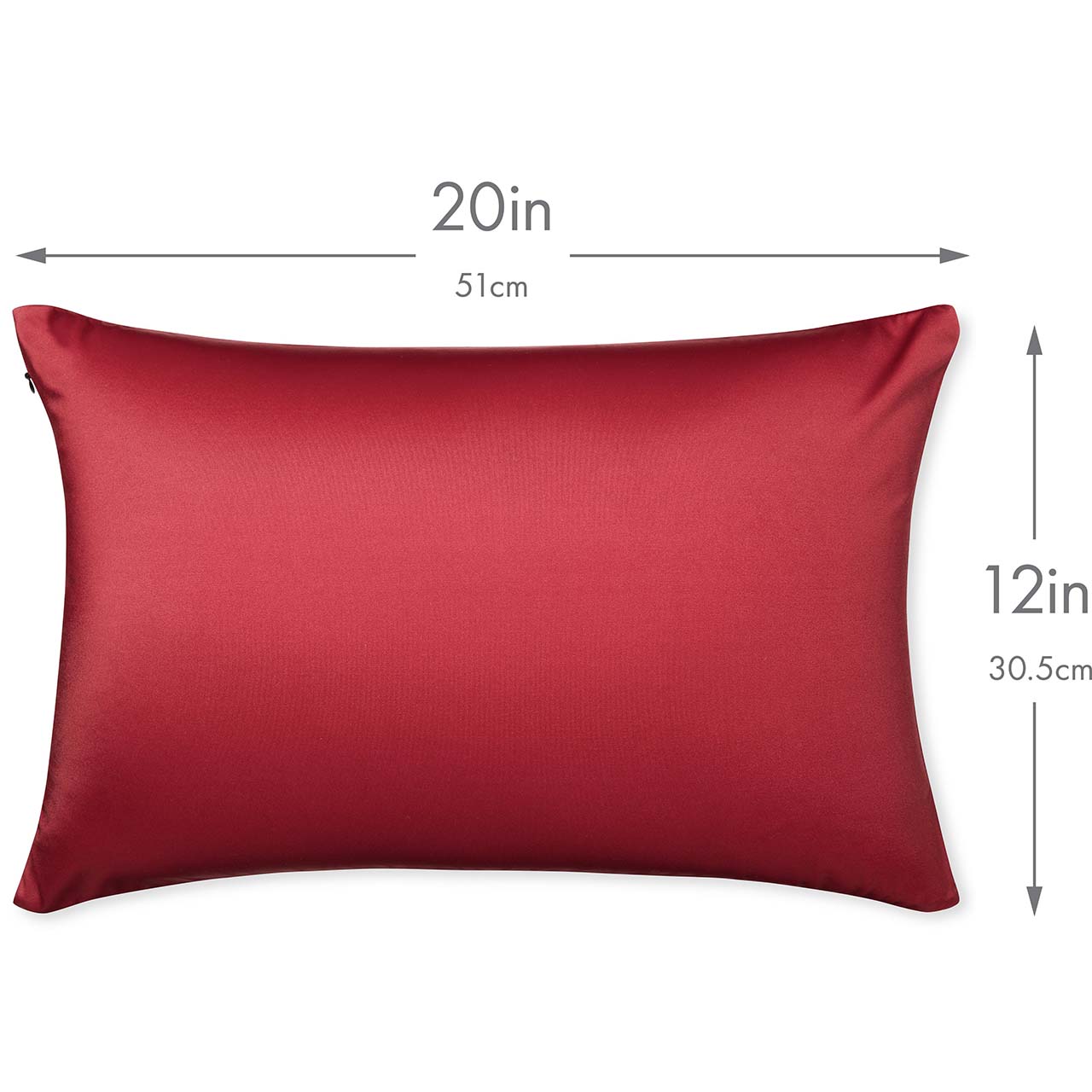 Pillowcover Only / Maroon