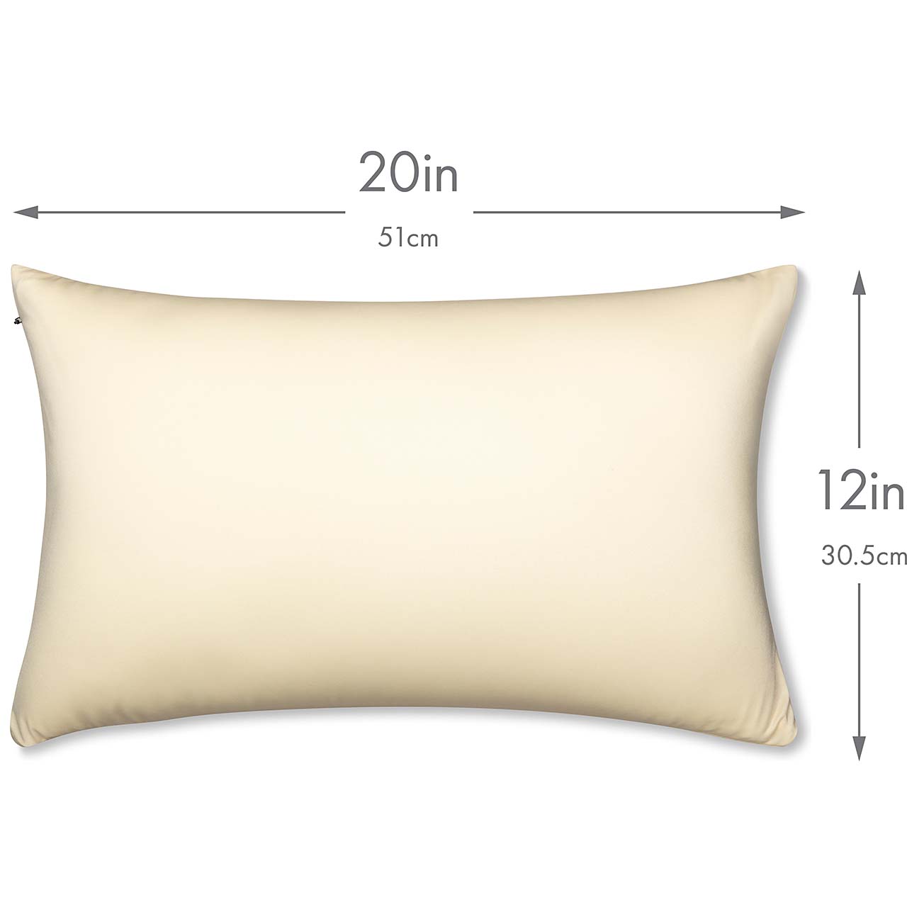 Pillowcover Only / Off white- Creme