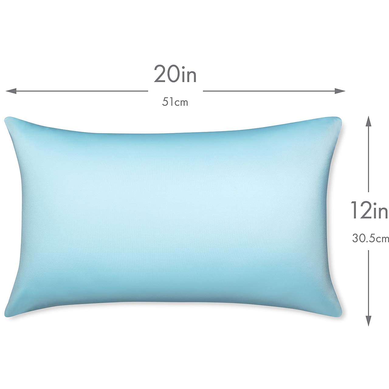 Pillowcover Only / Sweat Baby Blue