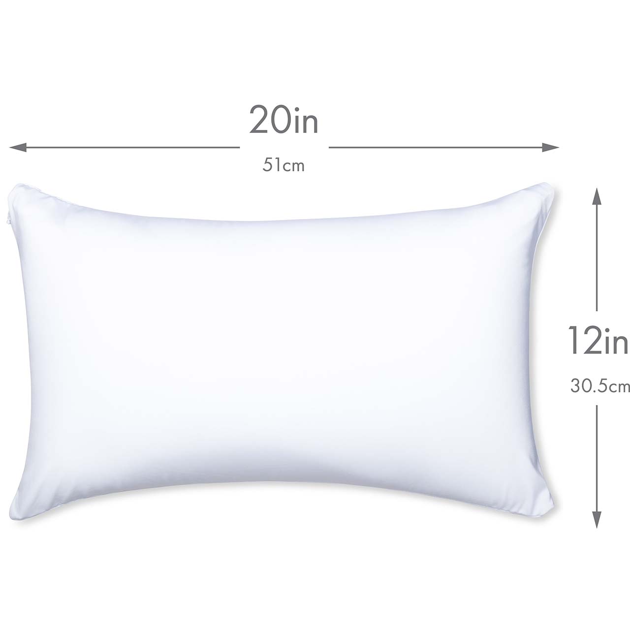 Pillowcover Only / White