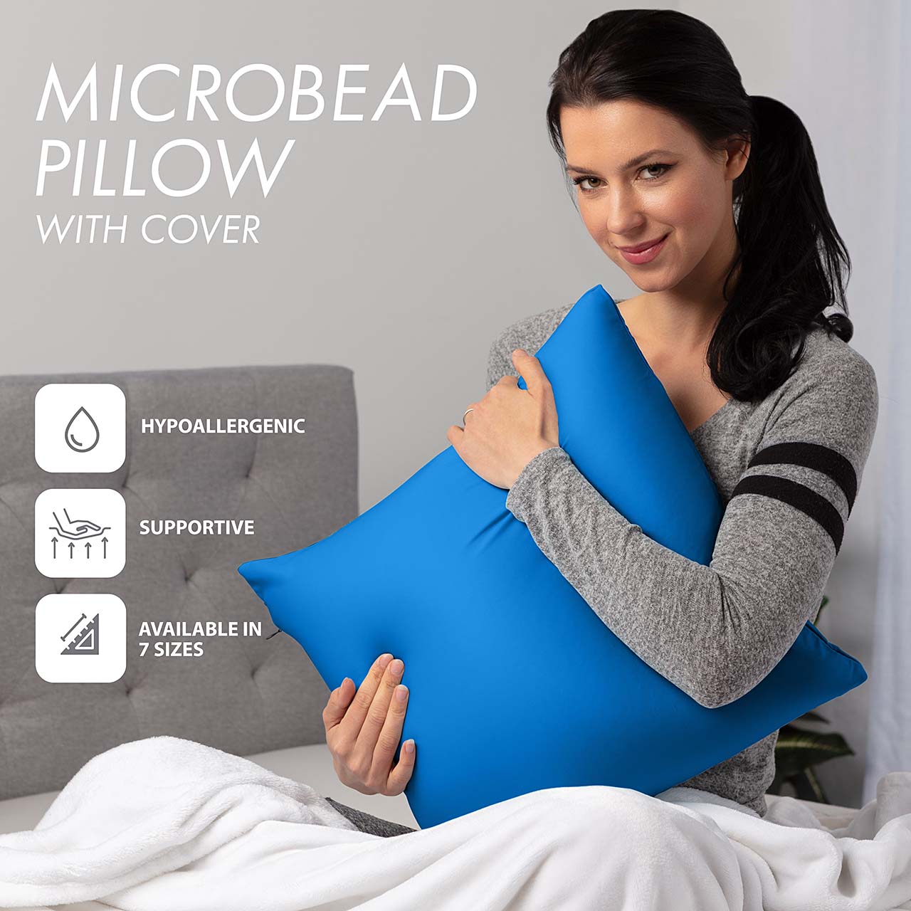 Pillowcover Only / Yeal Blue