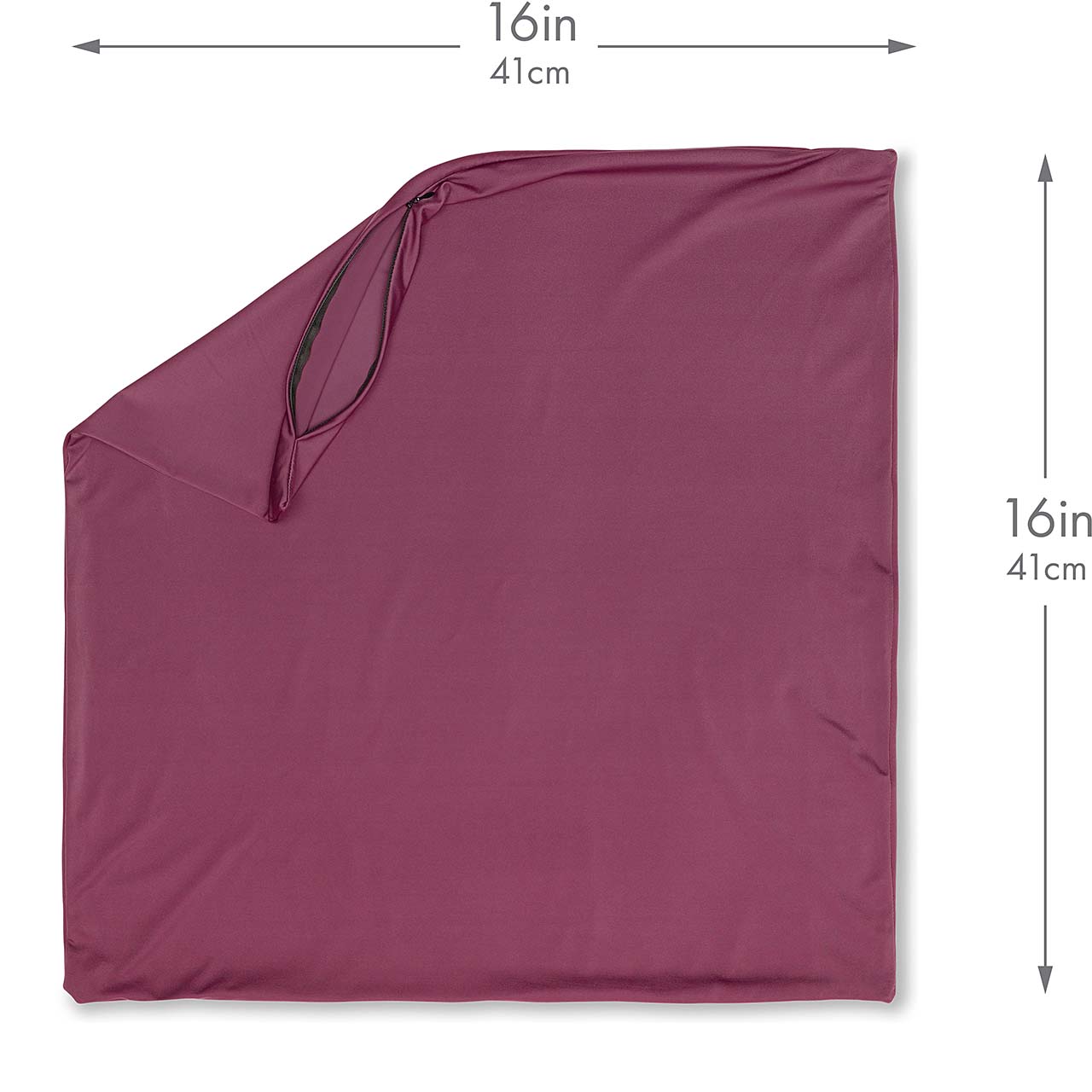 Pillowcover Only / Burgundy - Merlot