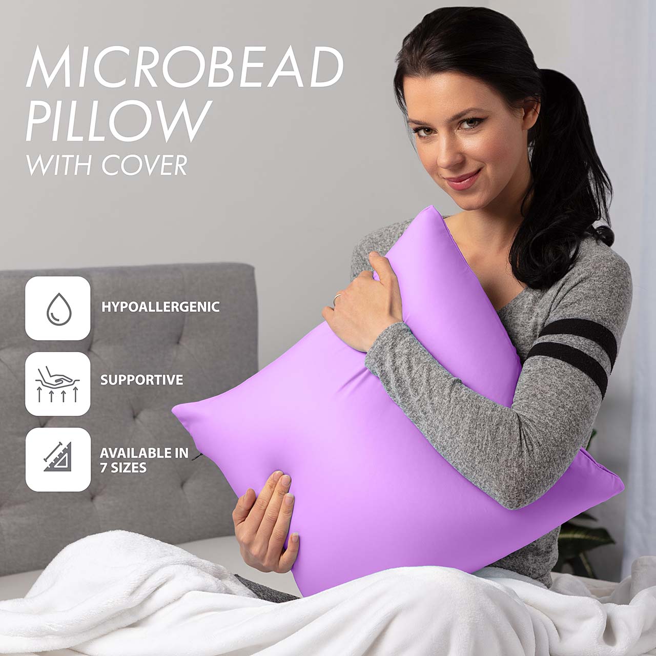 Pillowcover Only / Purple