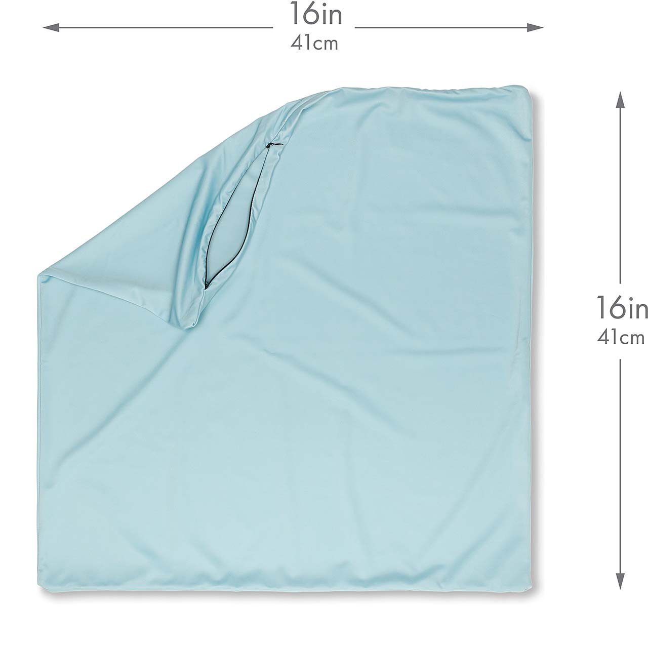 Pillowcover Only / Sweat Baby Blue