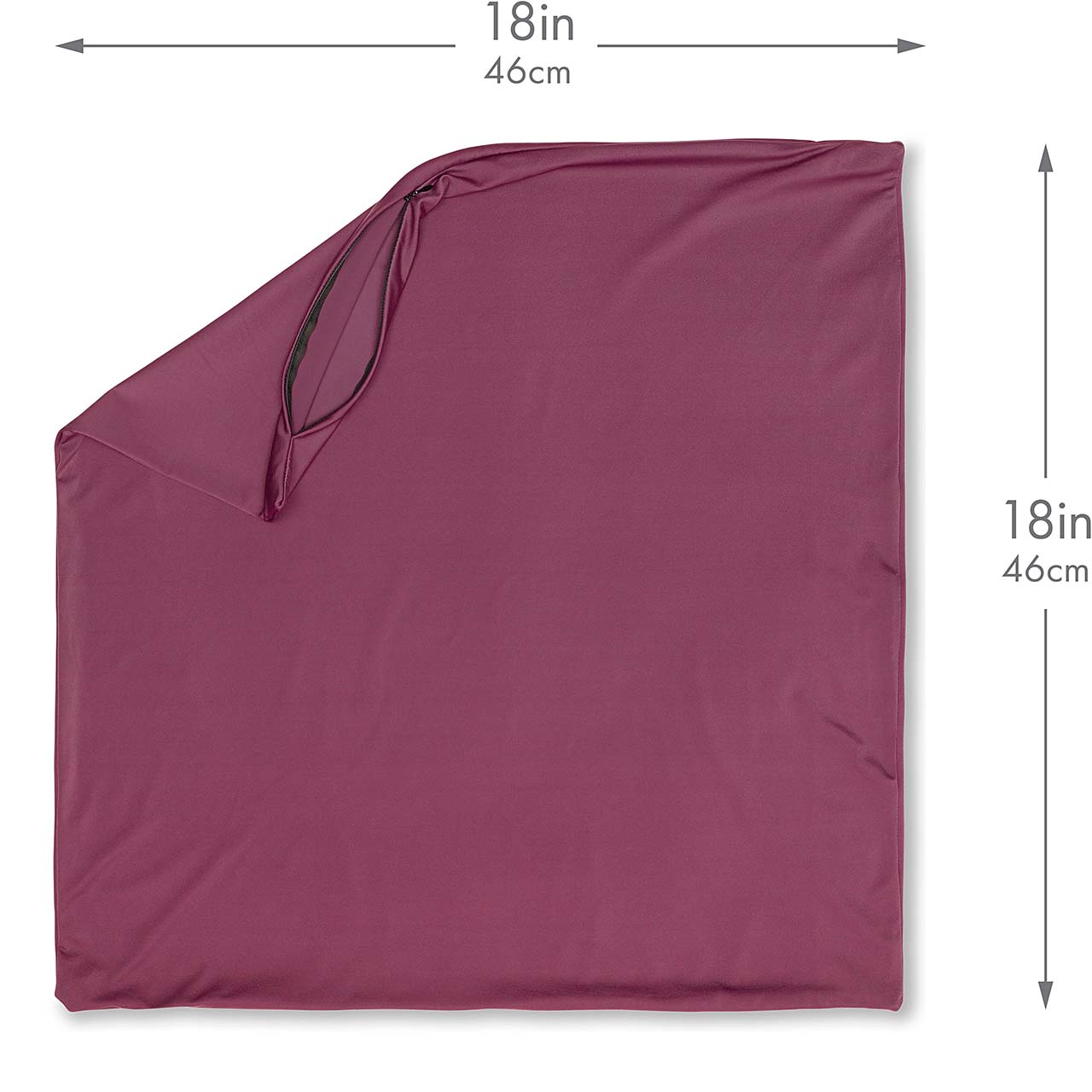 Pillowcover Only / Burgundy - Merlot