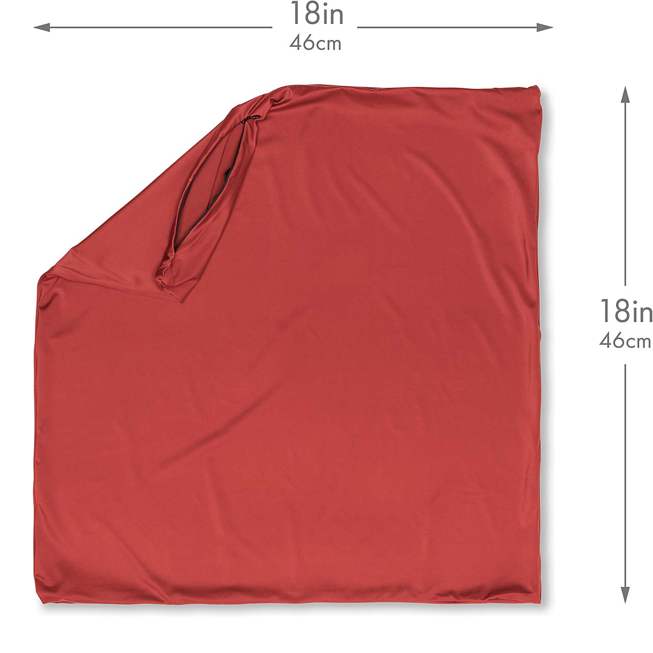 Pillowcover Only / Maroon