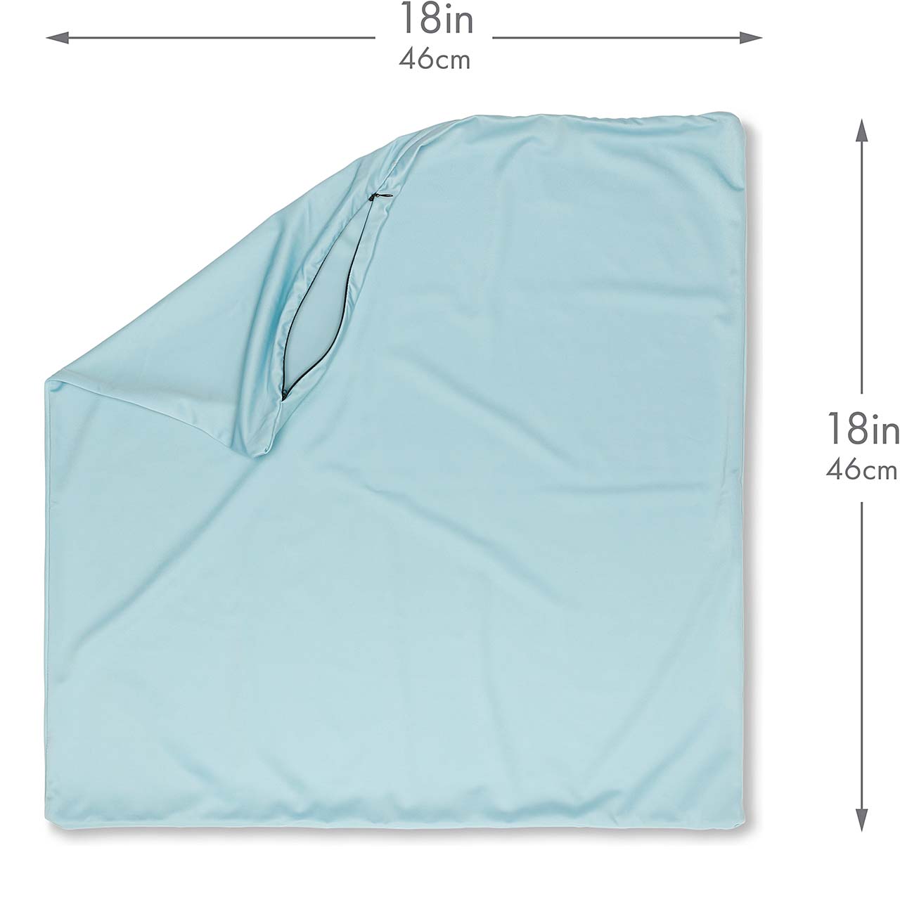 Pillowcover Only / Sweat Baby Blue