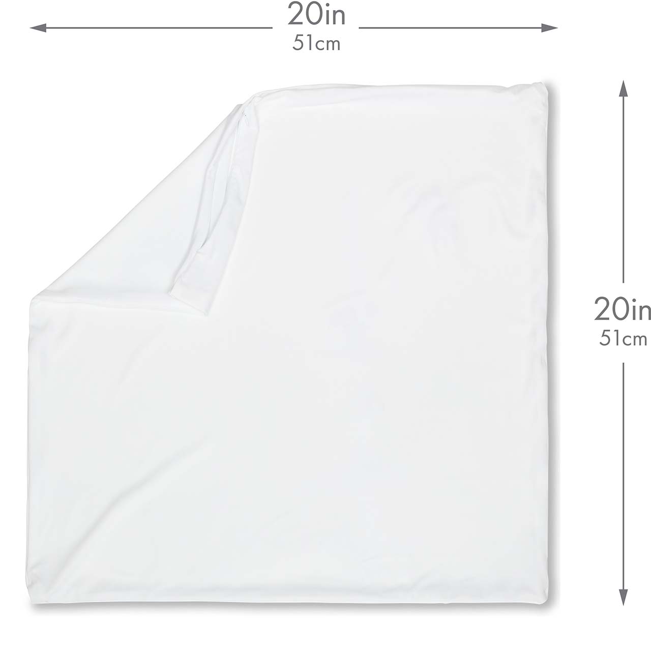 Pillowcover Only / White