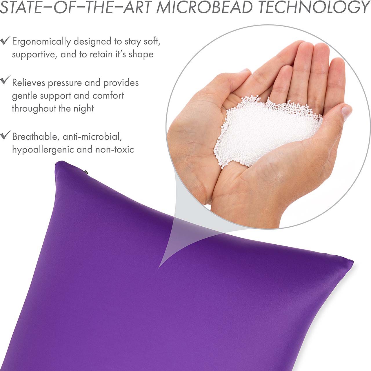 Pillowcover Only / Dark Lavendar