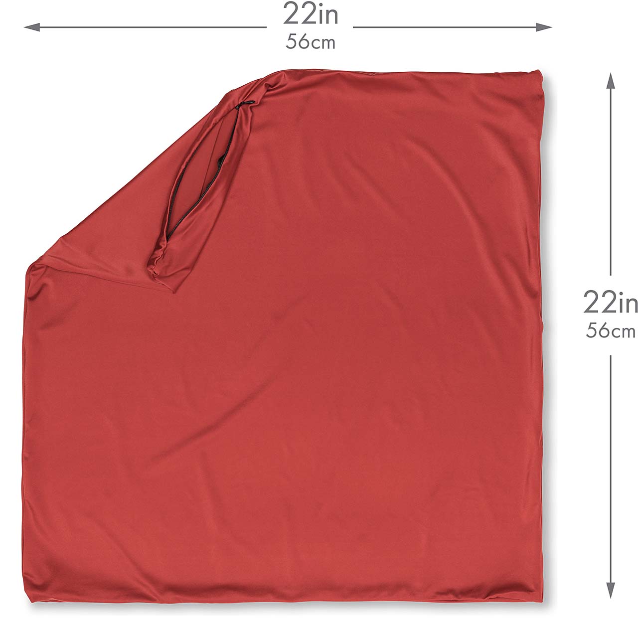 Pillowcover Only / Maroon