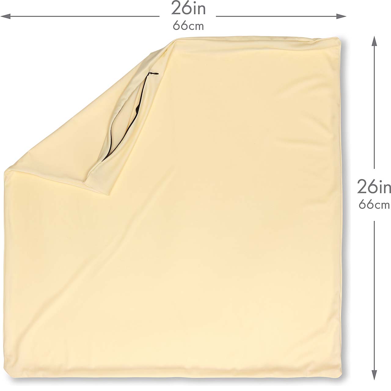 Pillowcover Only / Off white- Creme