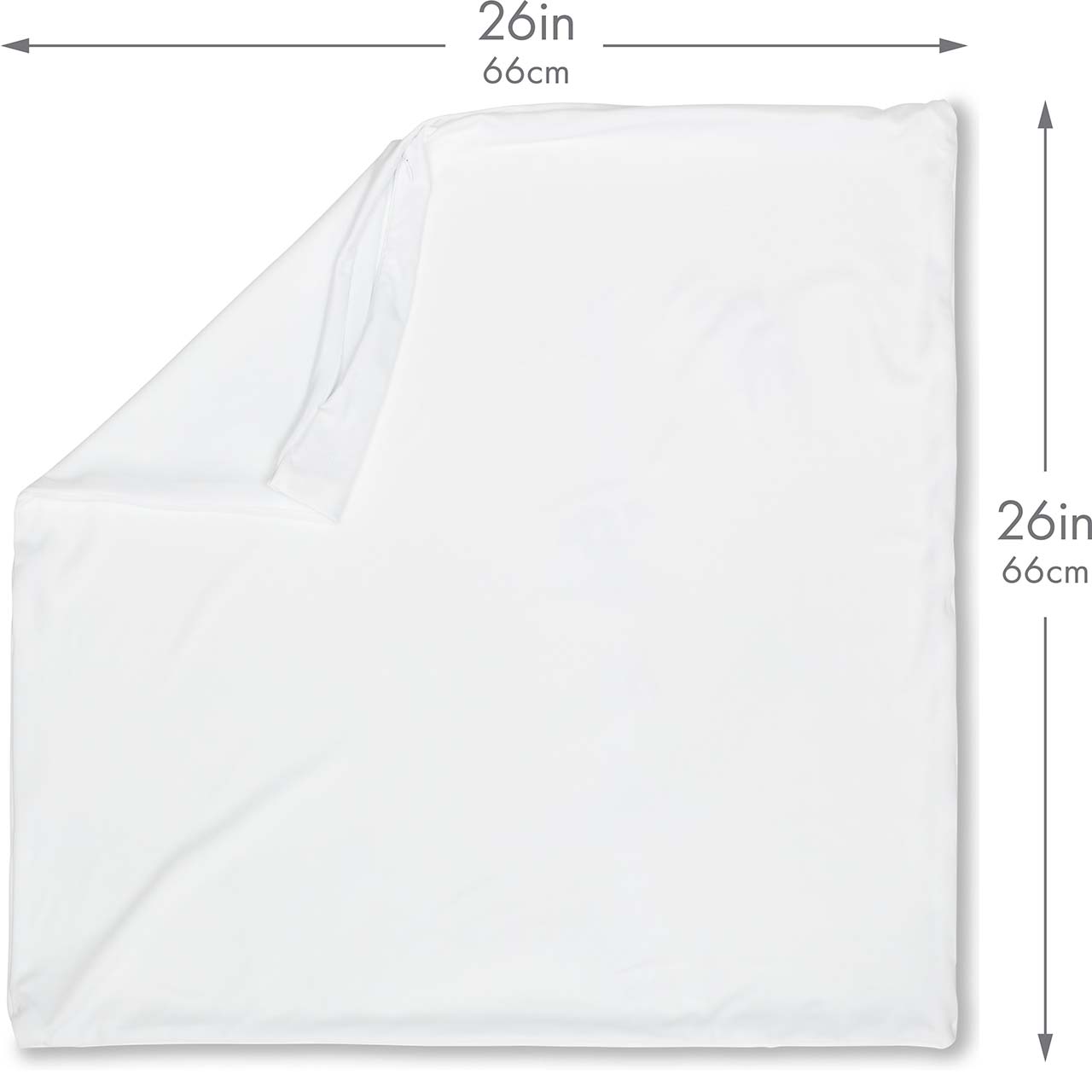 Pillowcover Only / White