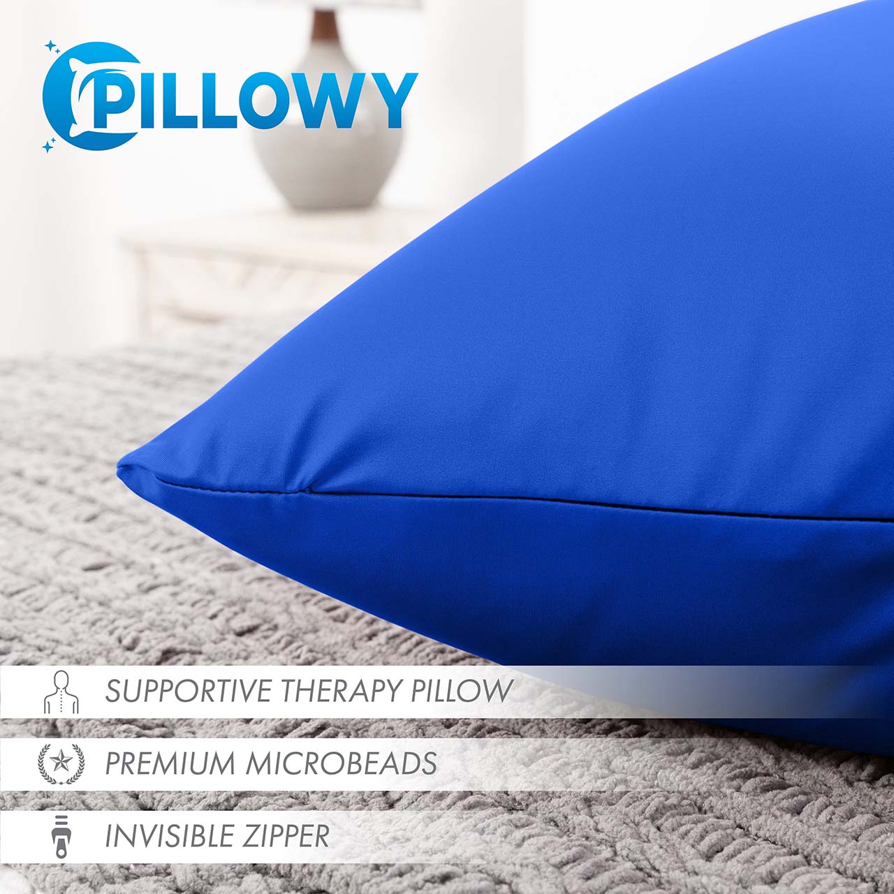 Pillowcover Only / Yeal Blue